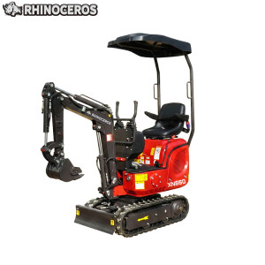 XN660 micro mini excavator working in narrow access area