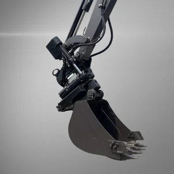 Optional: Tiltrotator with proportional solenoid valve control