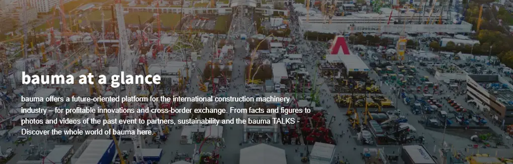 Bauma Exhibition 2025 Rhinoceros Construction Equipment at Bauma 2025 Exhibition in Munich